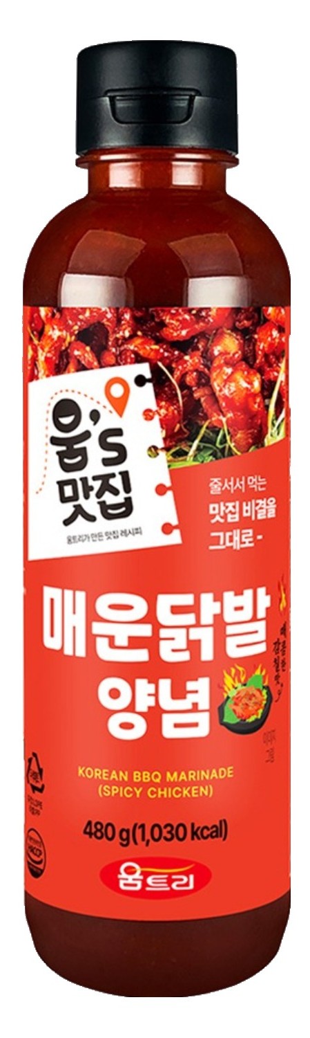 움트리 매운닭발 양념 480g WTR Korean Marinade Chicken 480g