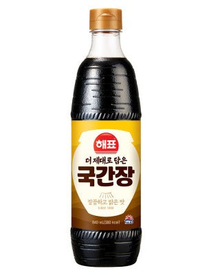 해표 더 제대로담은 국간장 840ml HP Soy Sauce for Soup 840ml