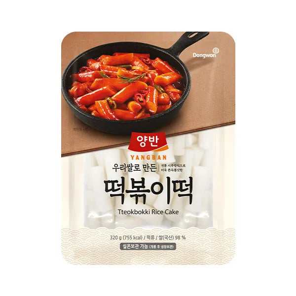 [[상온]] 동원 양반 떡볶이떡 320g DW Ricecake Tteokbokki 320g