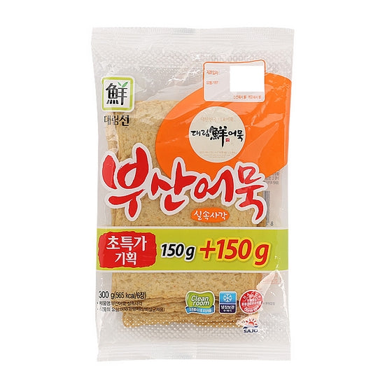 대림 부산어묵 실속사각 150g+150g DLM Busan Fish Cake 150g+150g