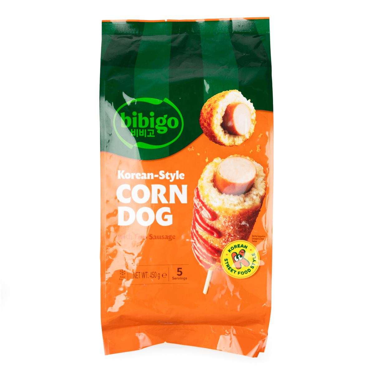 CJ 비비고 크리스피 핫도그 400g  Bibigo Crispy Corndog 400g