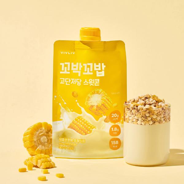 꼬밥꼬밥 고단저당 [스윗콘] 40g*7 Kkobak Kkobab Hpls Sweet Corn 40g*7