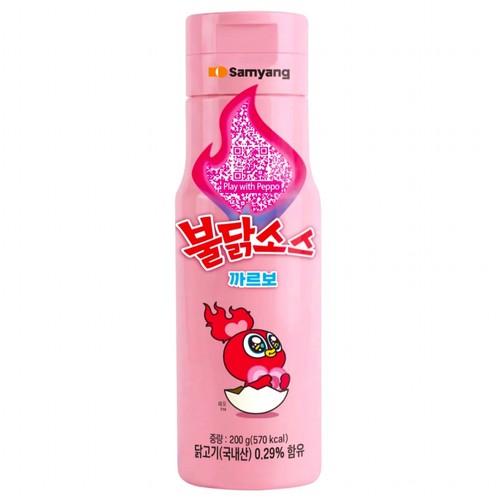 삼양 까르보 불닭소스(액상) 200g SY Carbo Spicy Chicken Sauce 200g