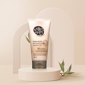 과일나라 세안이야기 클렌징폼 황토 150g Cleansing Foam Yellow Earth 150g