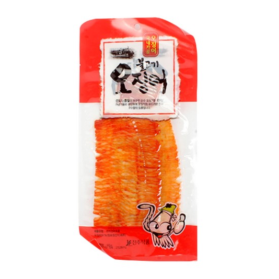 진주푸드 불고기 오징어 50g JJF Roasted Dried Squid BBQ Flavor 50g