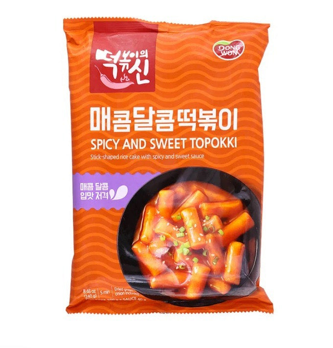 동원 매콤달콤 떡볶이 파우치 240g DW Toppoki Spicy&Sweet 240g