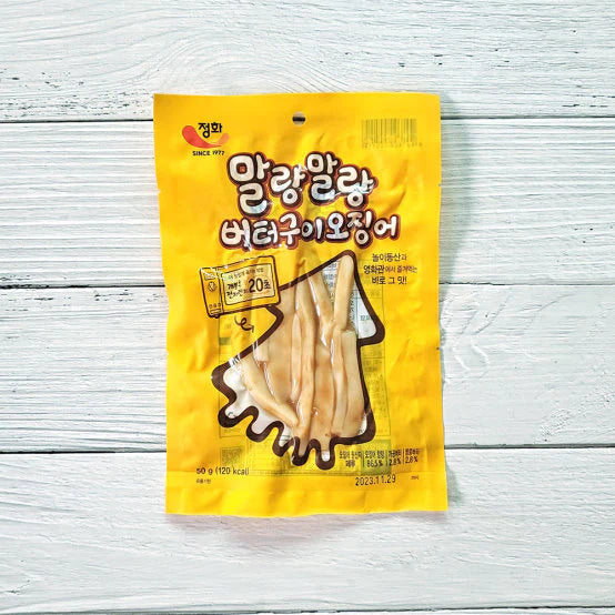 [1+1] 정화 말랑말랑 버터구이 오징어 60g JHA Grilled Soft Squid With Butter 60g