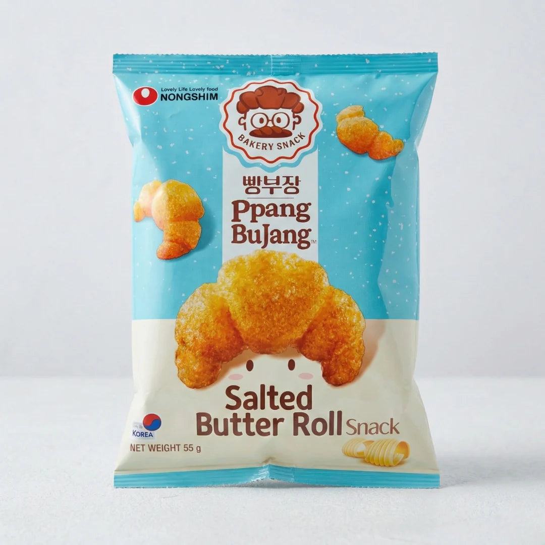 농심 빵부장 소금빵 55g NS Salt Bread Snack 55g