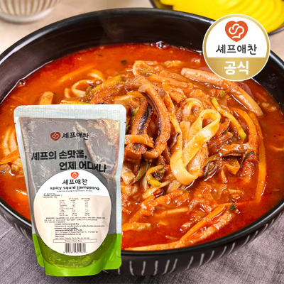 셰프애찬 오징어짬뽕 500g CY Squid Champong 500g