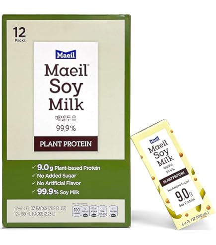 매일유업 무설탕 두유 190ml*12 Maeil Zero Sugar Soy Milk 190ml*12