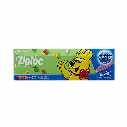 하리보 지퍼백 중형 20개입  ZiplocXHaribo Zipper Bag [M]
