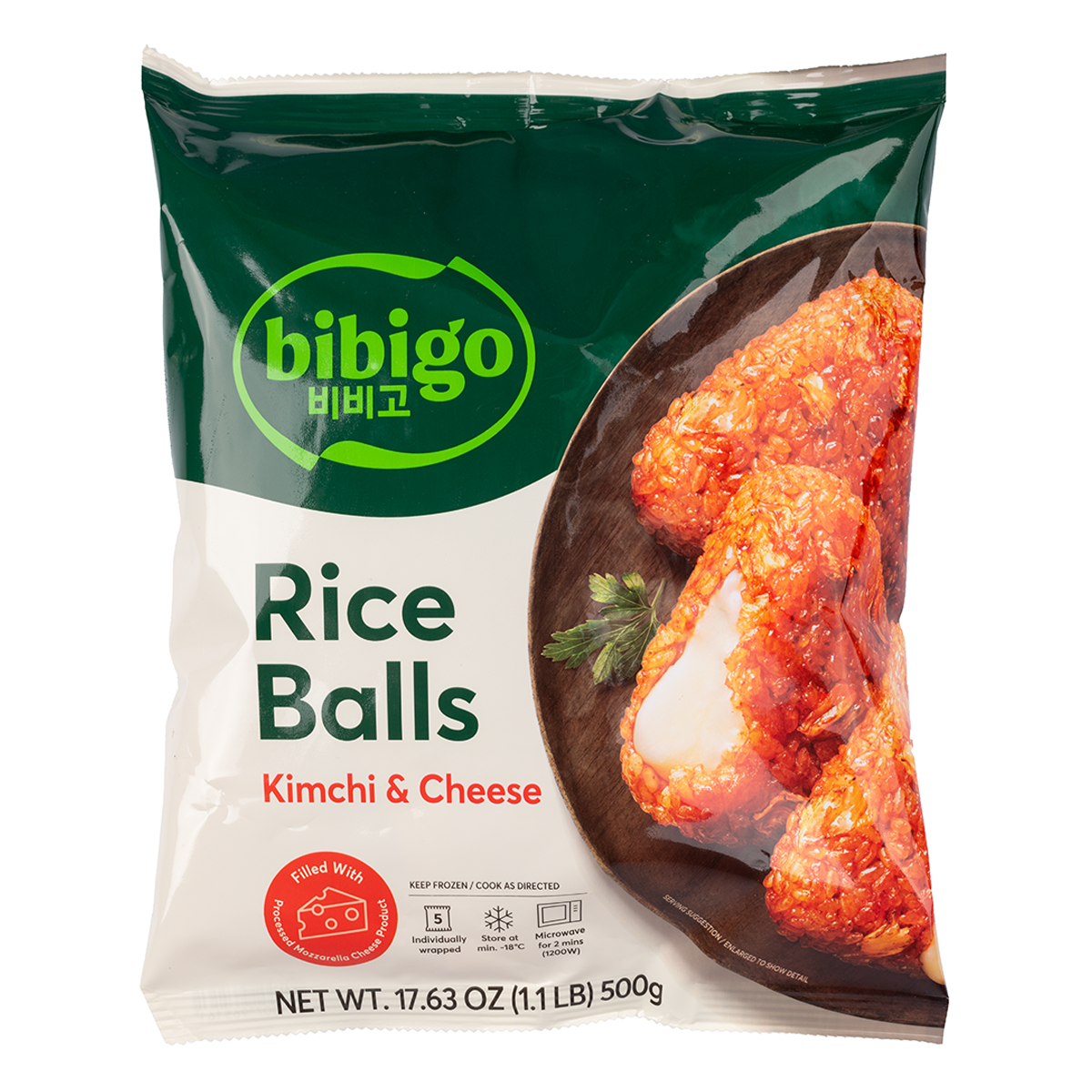 CJ 비비고 김치 치즈 주먹밥 500g CJ Kimchi Cheese Rice Balls 500g