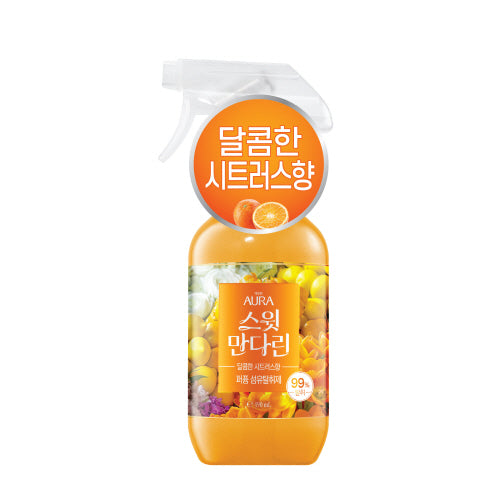 아우라 프라몬 섬유탈취제 스윗만다린 490ml