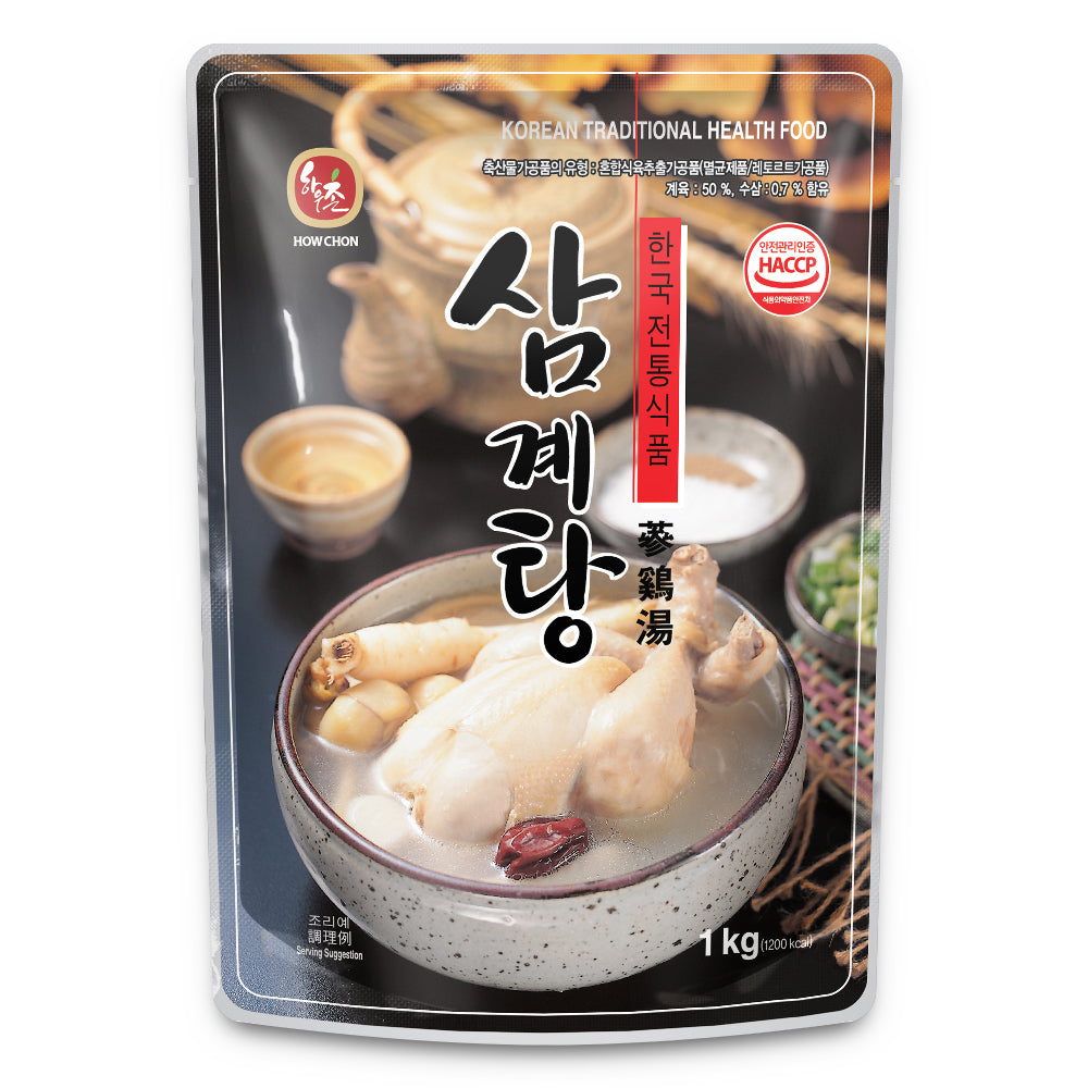 하우촌 삼계탕 1kg HUC Korean Ginseng Chicken 1kg