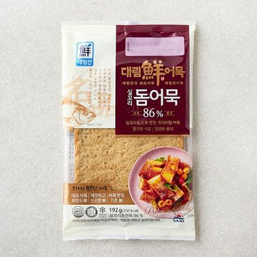 대림 실꼬리 돔어묵 192g DLM Fried Fish Cake With Bream 192g