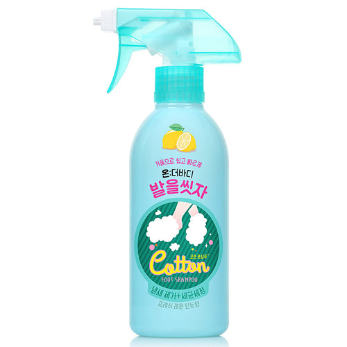 LG 코튼풋 풋샴푸 [레몬민트] 385ml LG Cottofoot Cleansing Foot Shampoo [Lemon] 385ml
