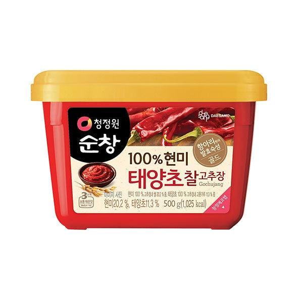 청정원 순창 태양초 찰 고추장 500g CJO Sunchang Red Pepper Paste 500g