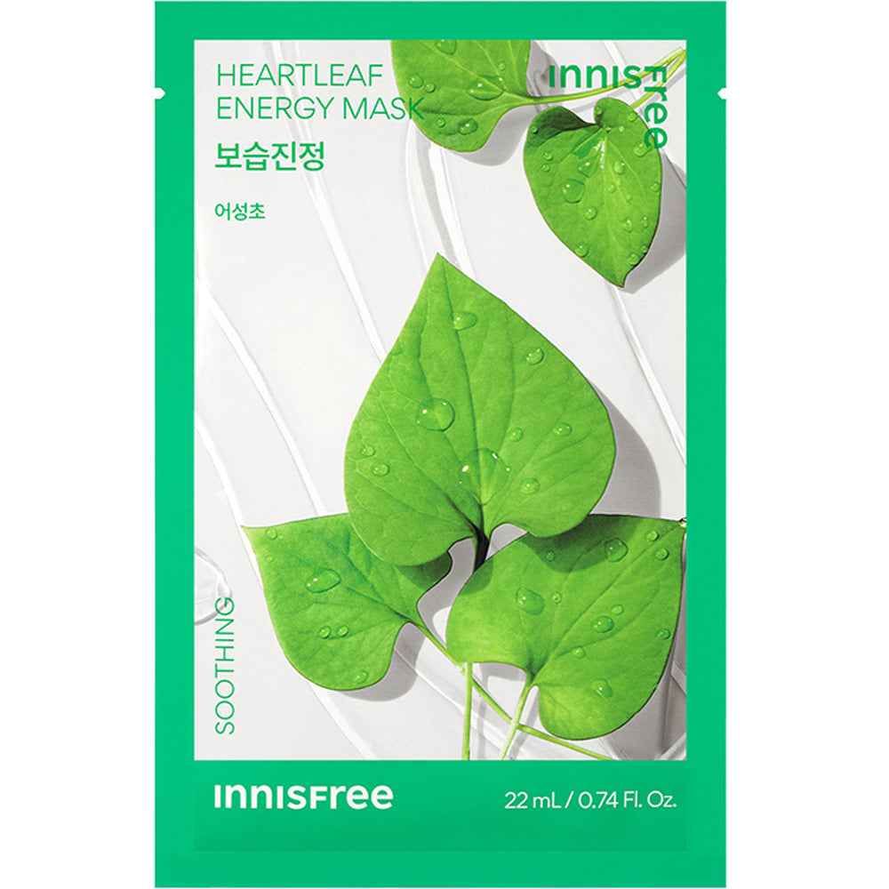 이니스프리 에너지 보습진정[어성초] 마스크 22ml Inisfree Energy Soothing Mask 22ml