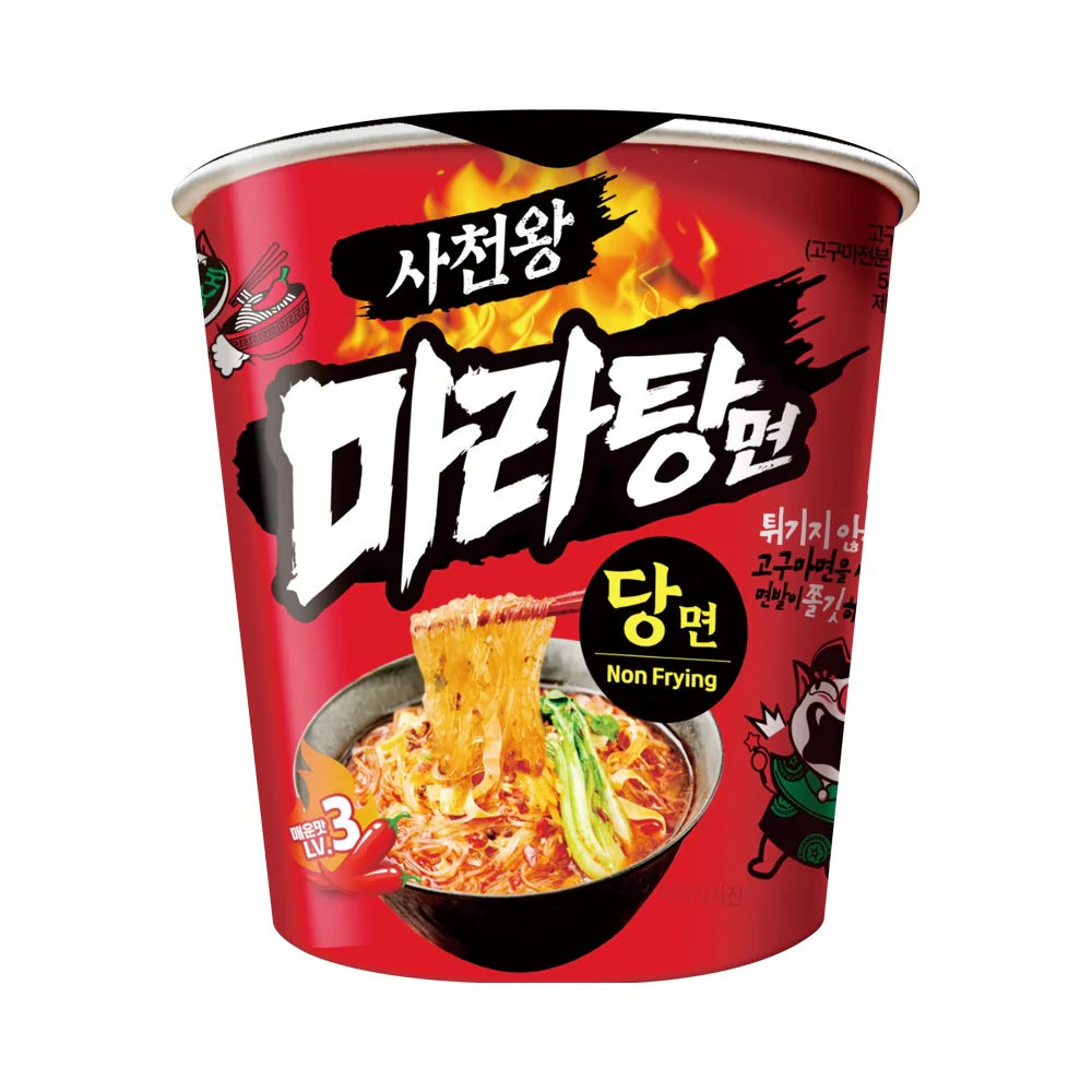 사천왕 마라탕면 작은컵 54g Sichuan King Mala Soup Noodles Small Cup 54g