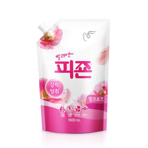 피죤 섬유유연제 [핑크로즈] 2.1L Pigeon Softner Refill Pink 2.1L