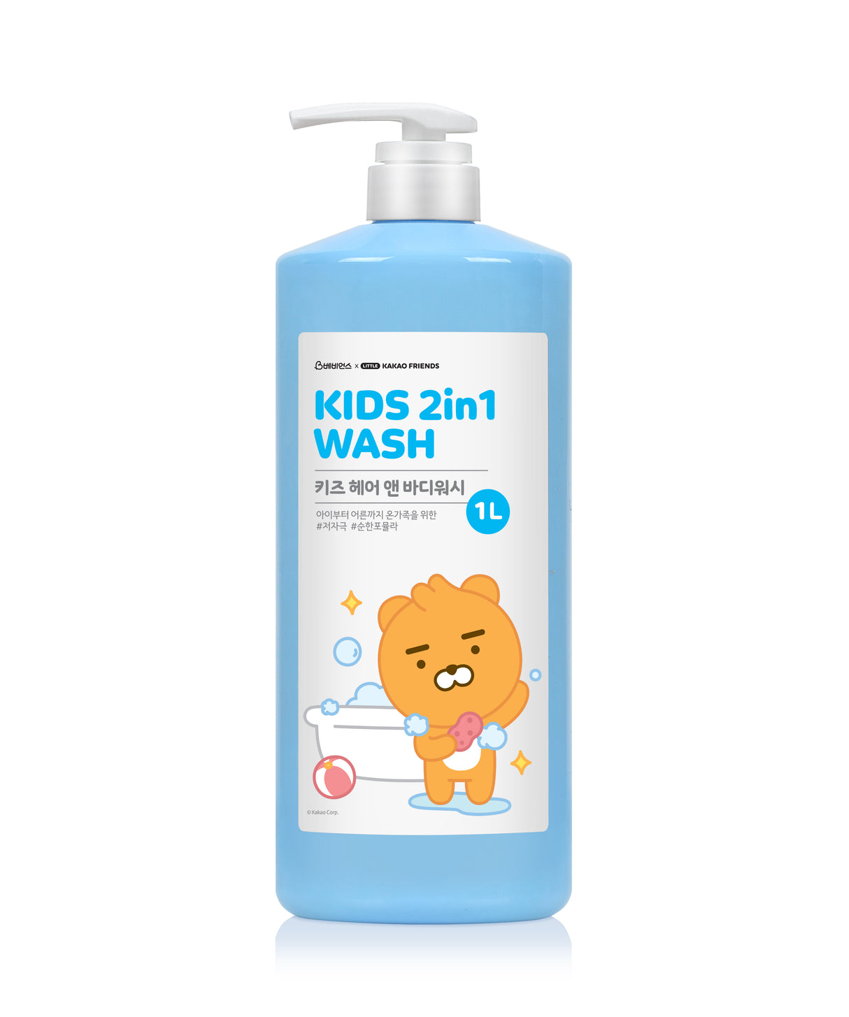 베비언스 리틀프렌즈 키즈 헤어앤바디워시 1L Bebience Little Friends Kids2 In 1 Wash 1L