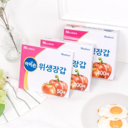 마미손 일회용 비닐장갑 50p MMS Disposable Gloves 50P