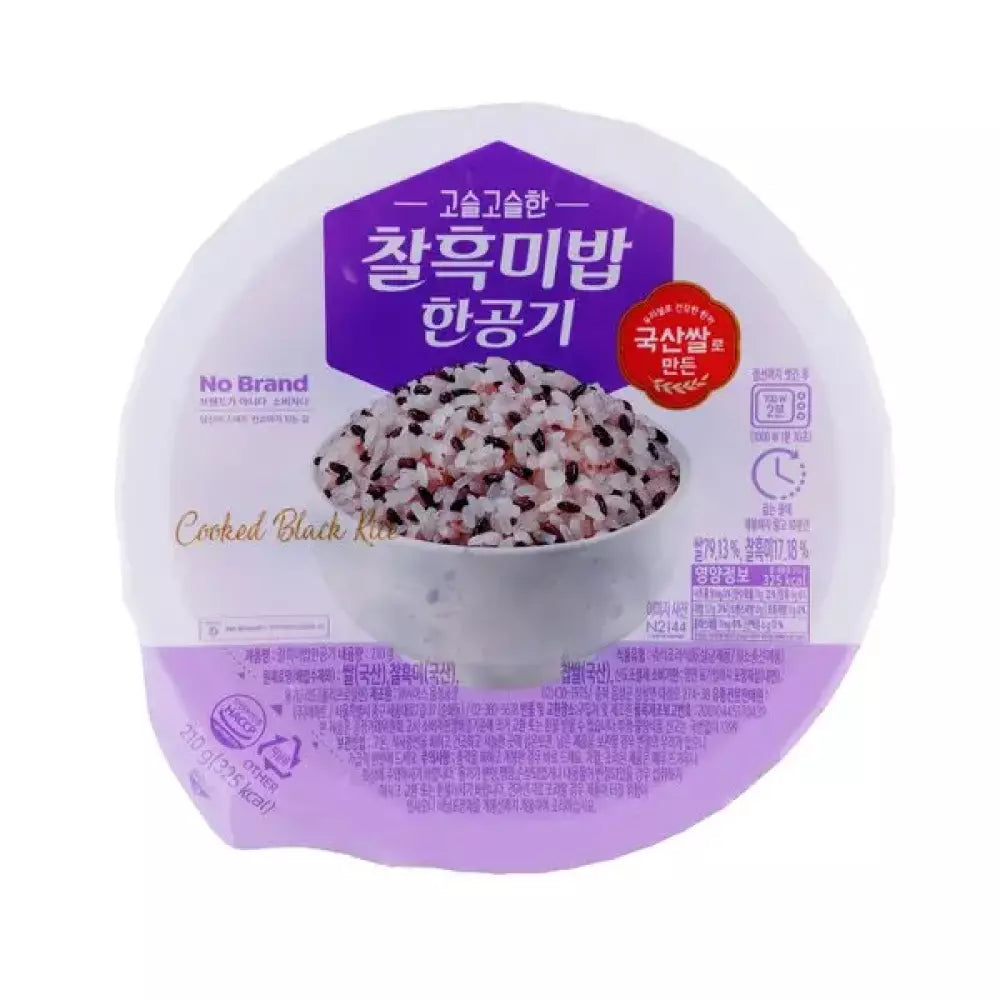 노브랜드 흑미밥 210g NB Black Rice 210g
