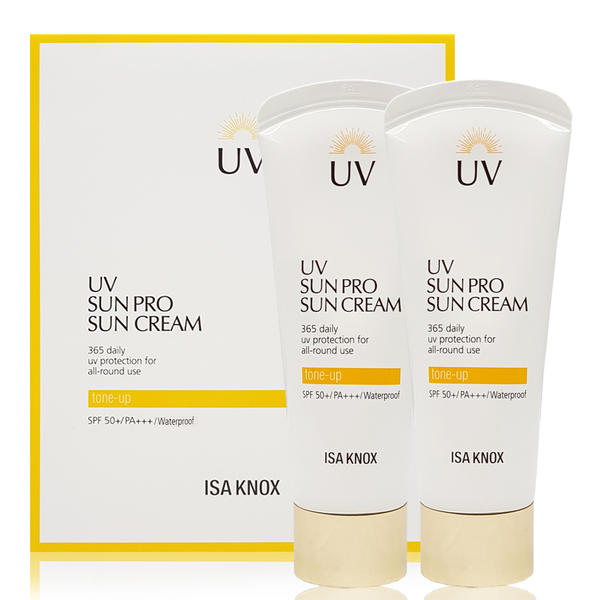 이자녹스 365데일리 UV퍼펙트 선크림70ml*2 Isaknox 365 Daily Sun Pro UV Perpect  Sun Cream 70ml*2