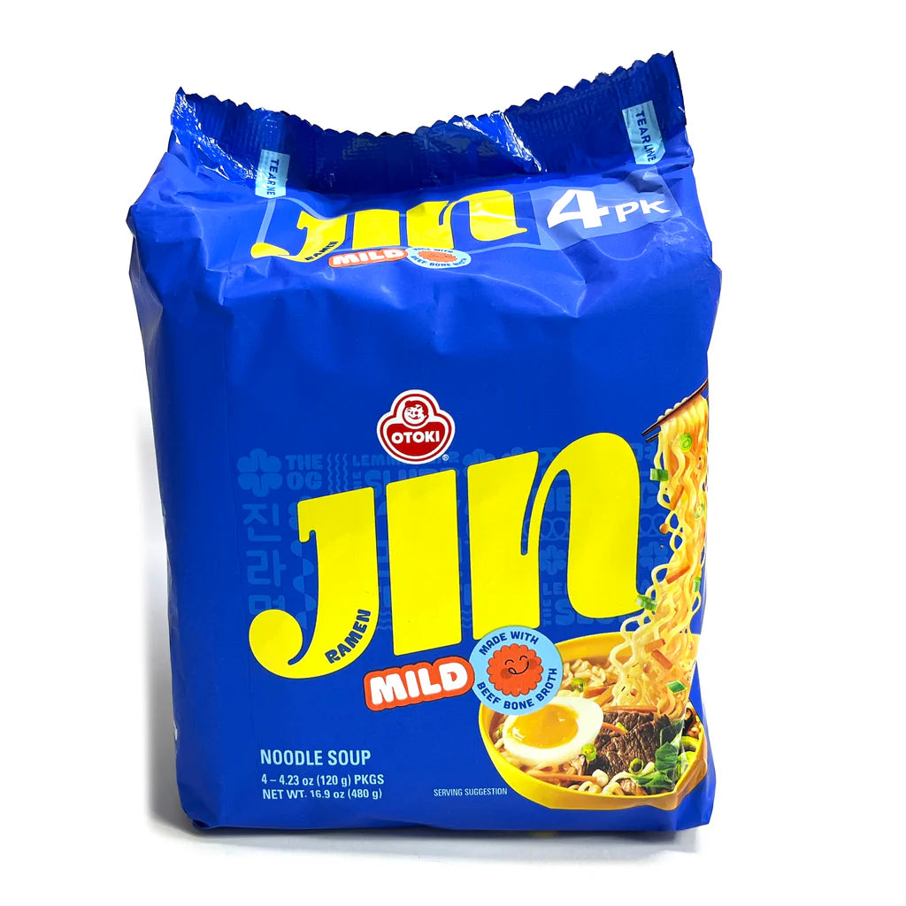 오뚜기 진라면 멀티팩 순한맛 120g*5 OTG Jin Ramen Mild 120g*5