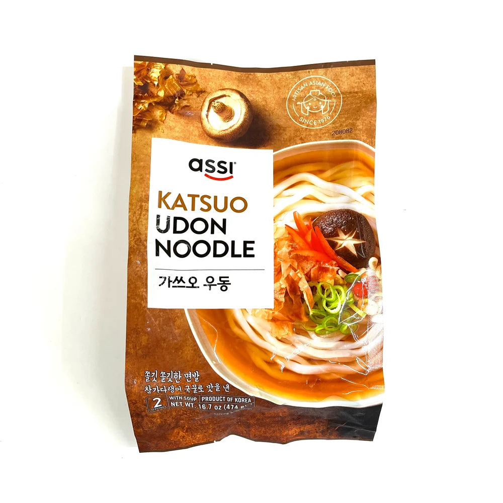 아씨 가쓰오 우동[파우치] 474g Assi Katsuo Udon 474g