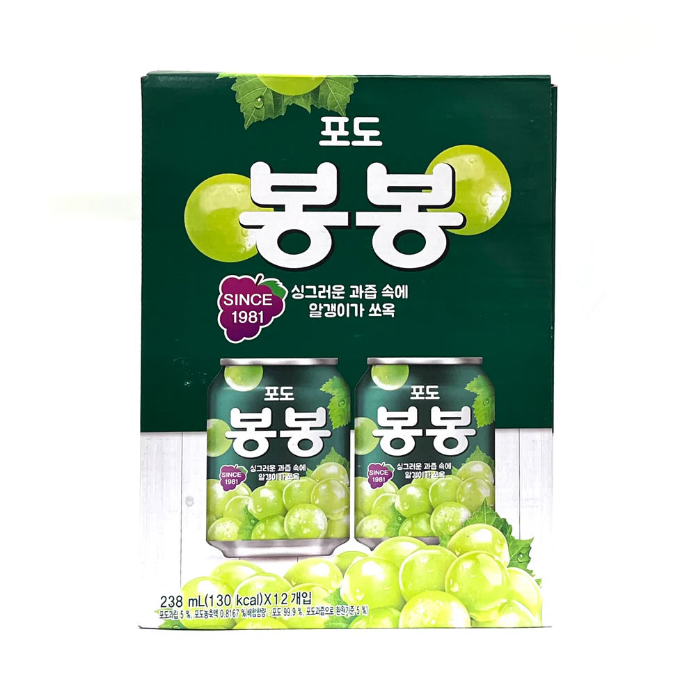 해태 포도 봉봉 238ml*12 HT Grape Bongbong 238ml*12