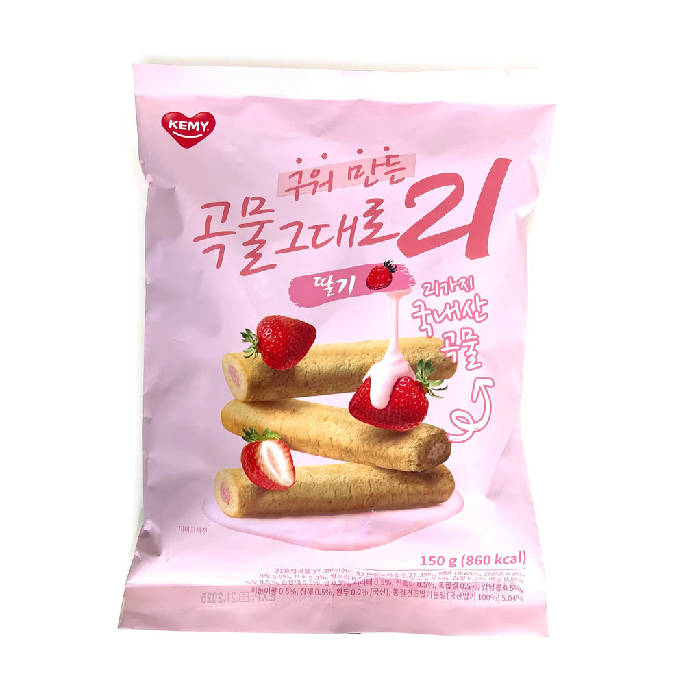개미식품 곡물그대로21 딸기 150g KM Grain Bar21 Strawberry 150g
