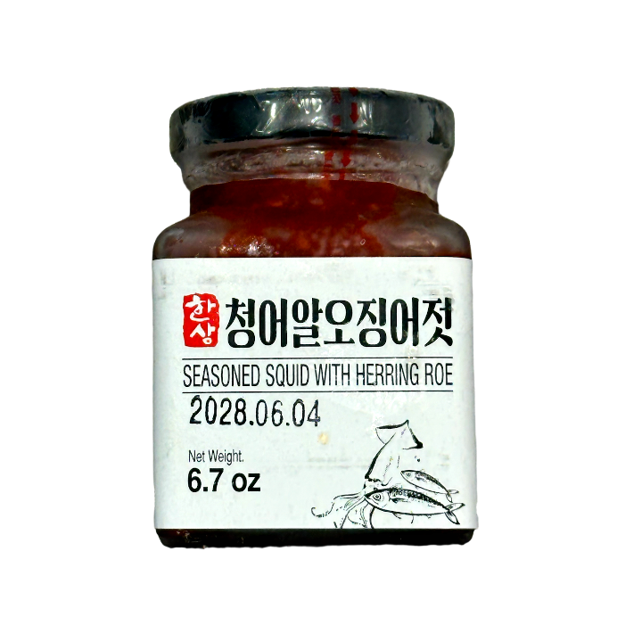 한상 부산청어알 오징어젓갈 190g HS Seasoned Squid with Herring Roe 190g