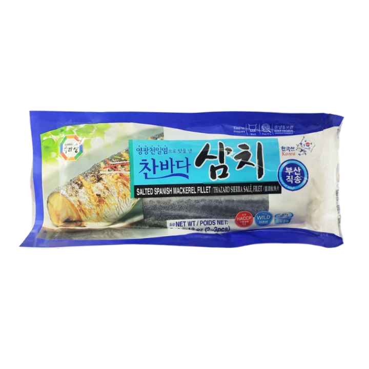 수라상 찬바다 삼치(2개입) 340g SRS Salted Spanish Mackerel(Fillet) 340g