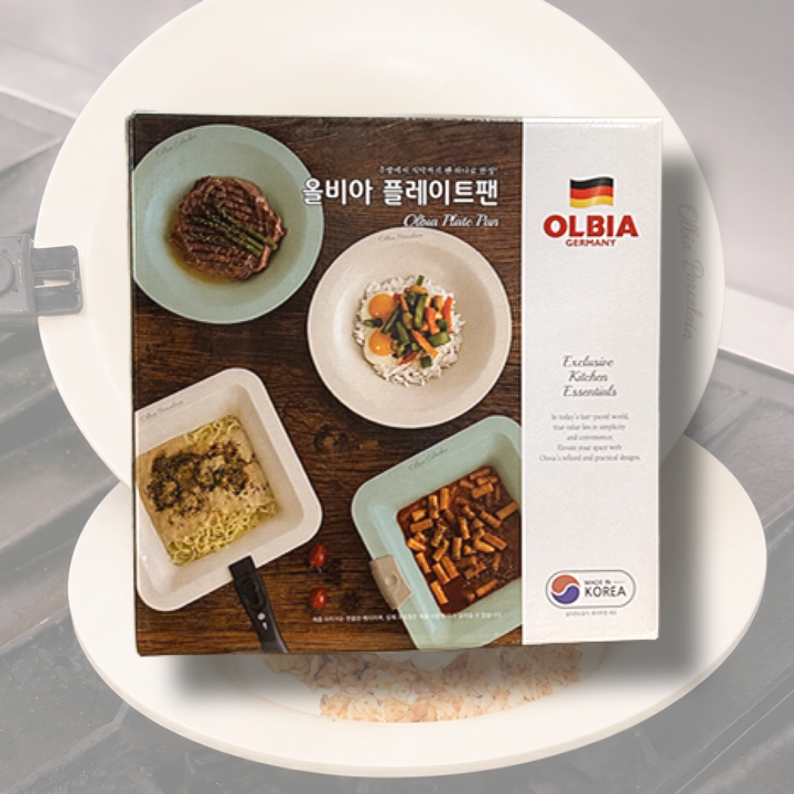 [9/28일(월) 픽업가능] OLBIA 올비아 플레이트팬 국산 세라믹 플레이트팬