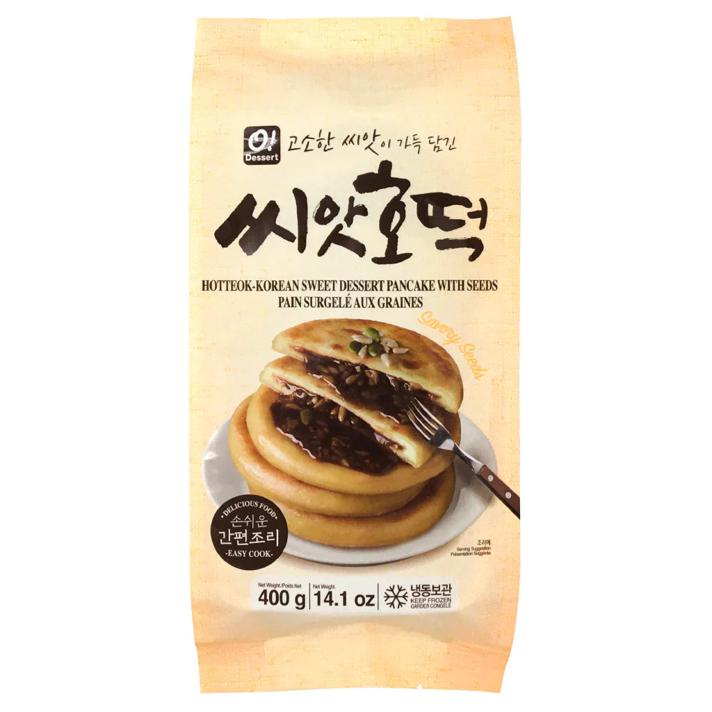 오디저트 씨앗호떡 400g O Dessert Hotteok- Korean Sweet Desert Pancake With Seeds 400g