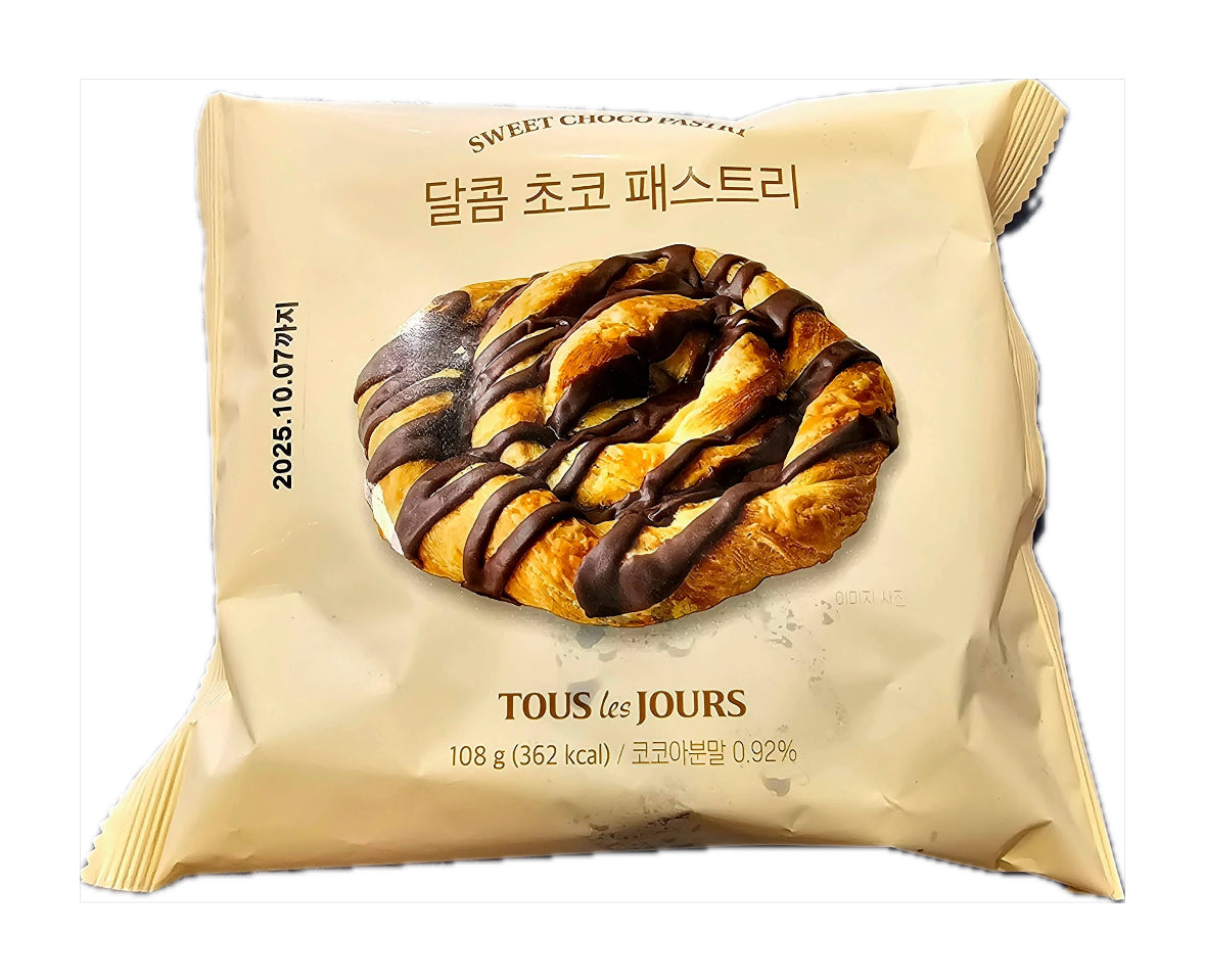 뚜레쥬르 달콤 초코 패스트리 108g TLJ White Choco Pastry 108g
