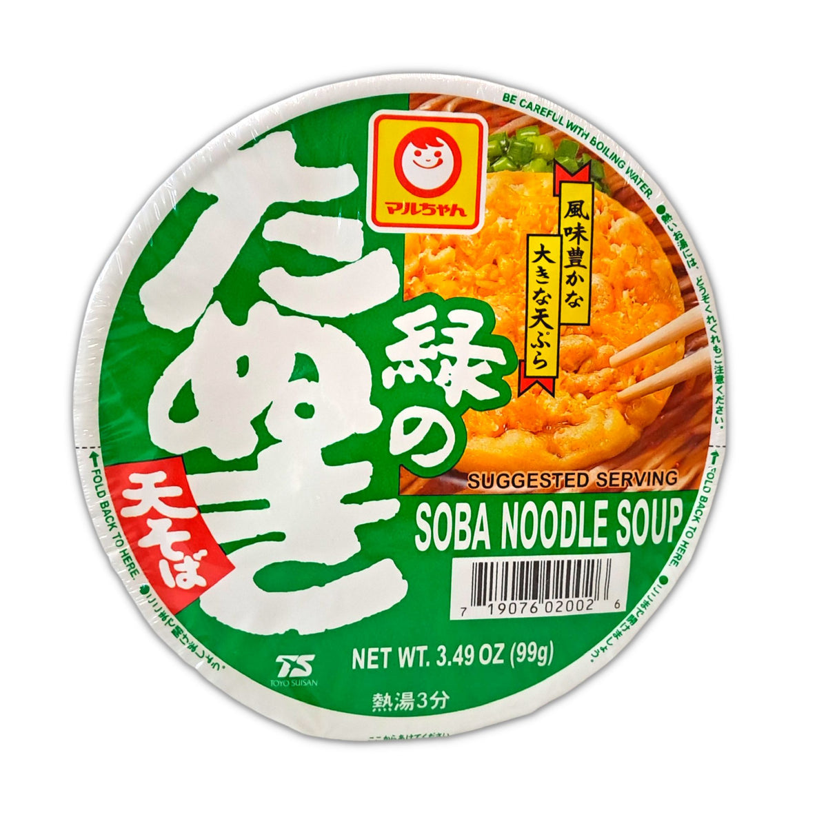 마루쨩 타누키 소바 99g Maruchan Instant Soba Bowl 99g