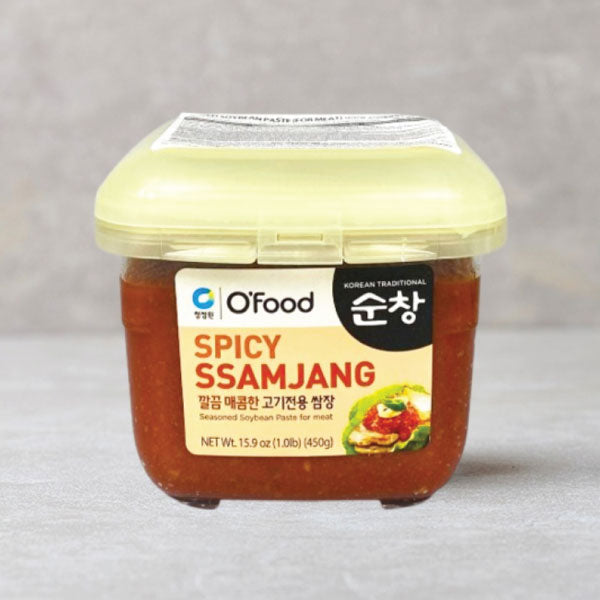 청정원 오푸드 순창 고기전용 쌈장 450g CJO Seasoned Soybean Paste BBQ Spicy 450g