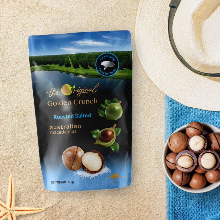 박스상품/골든그런키 마카다미아 [솔티드] 225gX20봉 Golden Crunch Macadamias [Roasted Salted] 20P