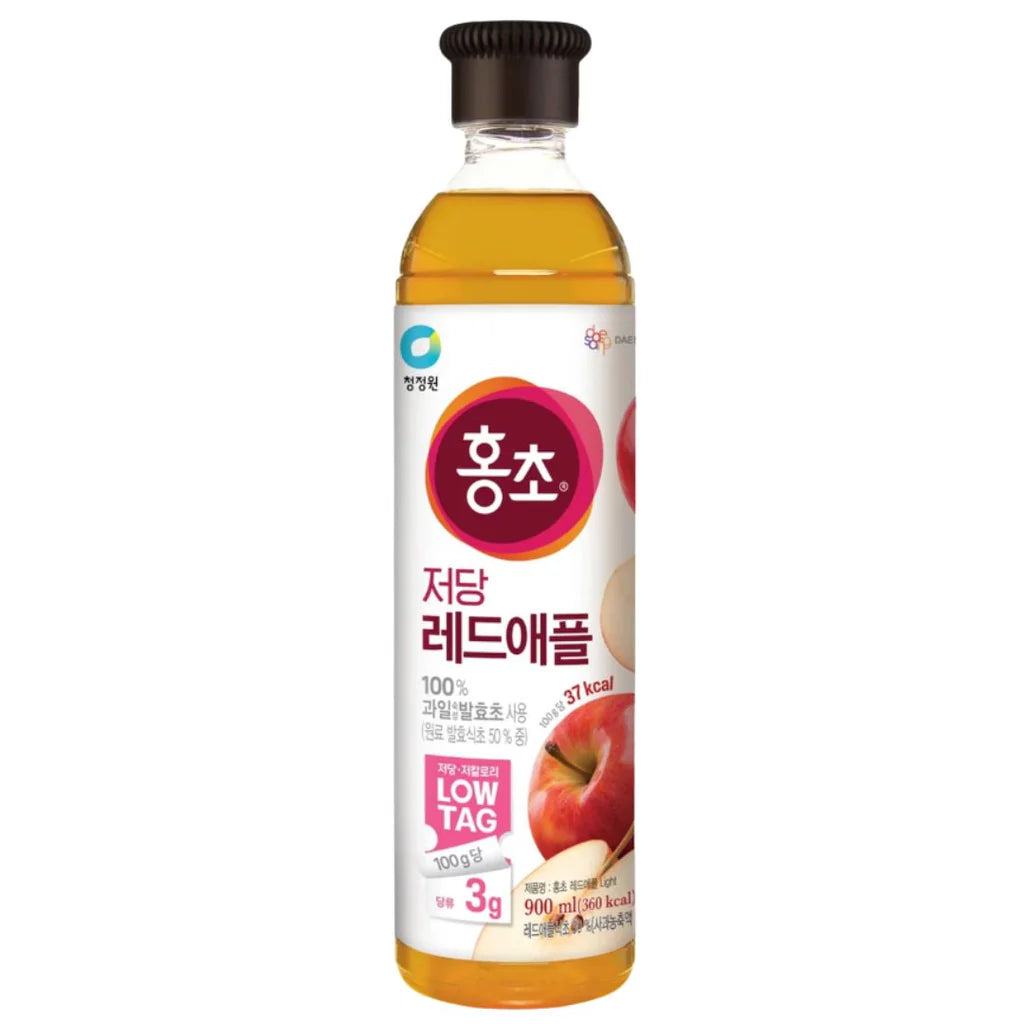 청정원 홍초 저당 [레드애플] 900ml CJO Drinking Vinegar Red Apple 900ml