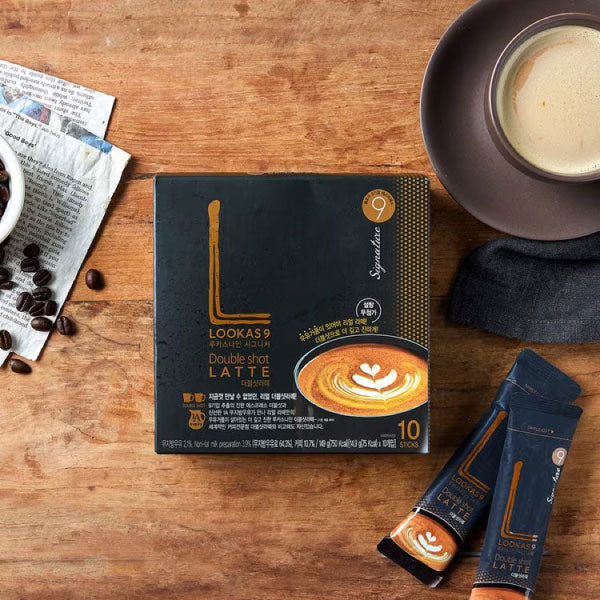 남양 루카스9 더블샷 라떼 커피믹스 10포 NY Lookas9 Doubleshot Latte Coffeemix 14.9g*10tb