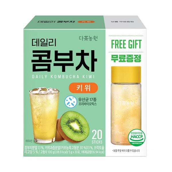 다농원 콤부차 키위 20포 [물병포함] 250g DNW Kombucha Kiwi 20p 250g