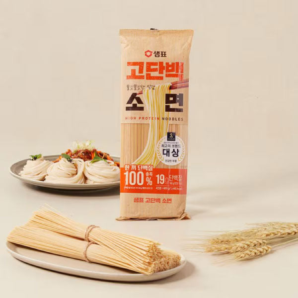 샘표 고단백 소면 400g SP High Protein Noodles 400g