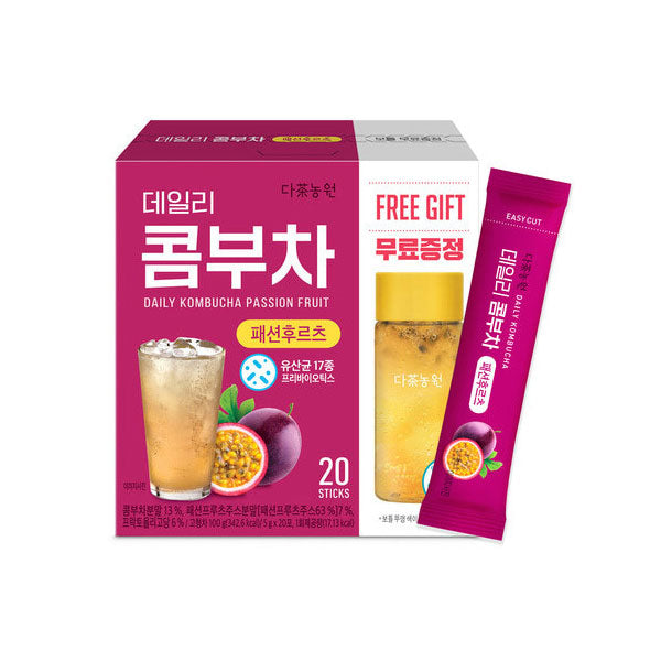 다농원 콤부차 패션후르츠 20포 [물병포함] 250g DNW Kombucha  Passion Fruit 20p 250g