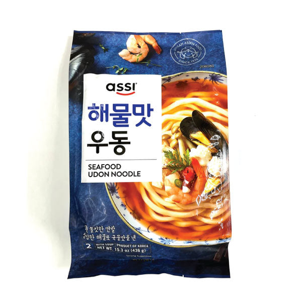 [세일] 아씨 해물맛 우동 434g Assi Seafood Udon 434g