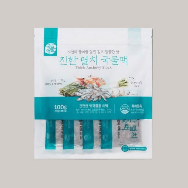 [세일] 티푸드 국물애 진한 멸치국물팩 100g TFD Anchovy Soup Flavour Pack 100g