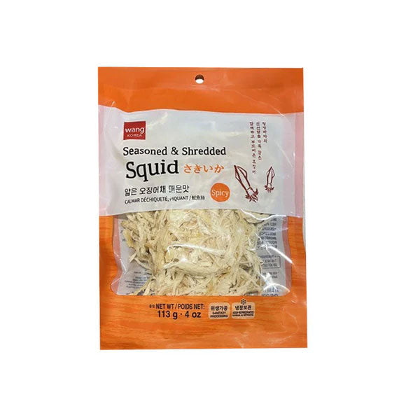 왕 얇은 오징어채 매운맛 113g Wang Seasoned & Shredded Squid Spicy 113g