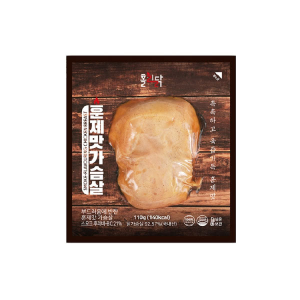 [묶음세일] 홀리닭 닭가슴살 [훈제] 110g*10개  HollyDak Chicken Breast [Smoked] 110g*10P