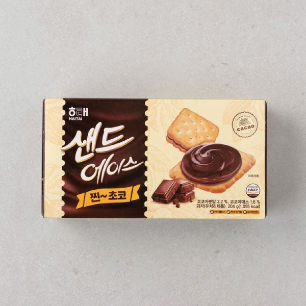 해태 샌드 에이스 찐초코 204g HT Ace Sand Choco 204g